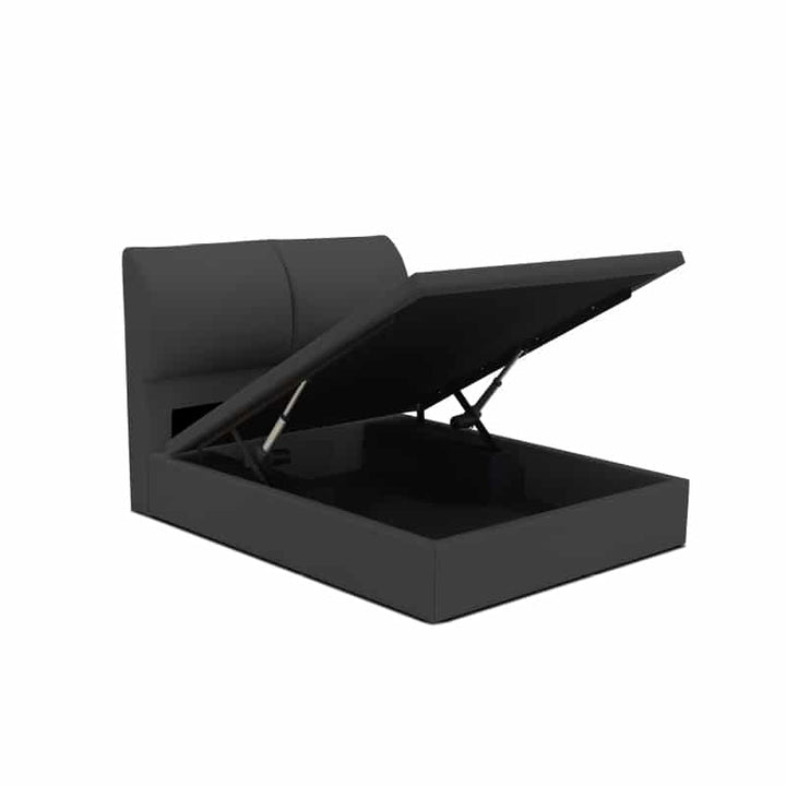 Padderton Headboard + Beven Motorised Storage Bed