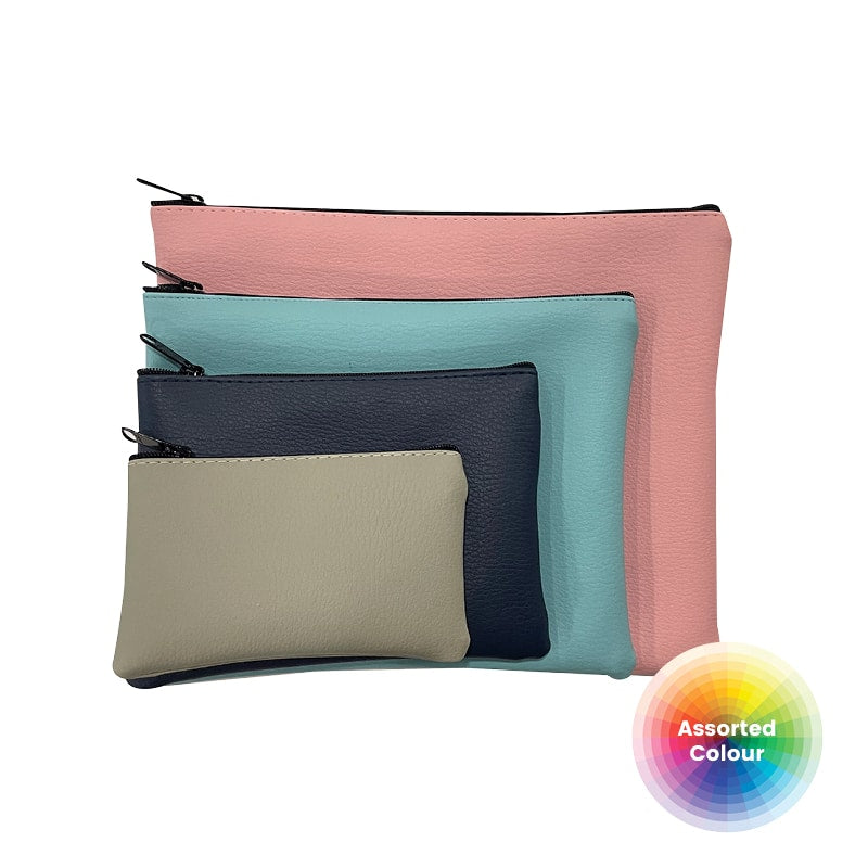 Zip Case Set of 4 (Faux Leather)