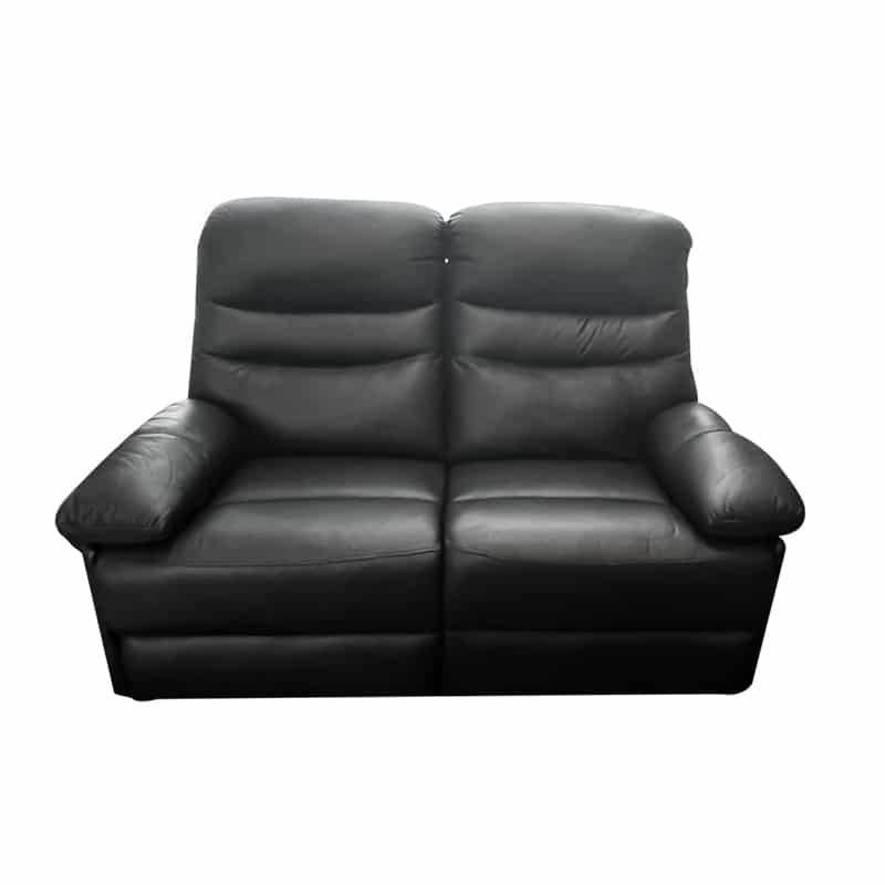 Aberto 2 Seater Half Leather Recliner L-shaped Sofa (Display Set)