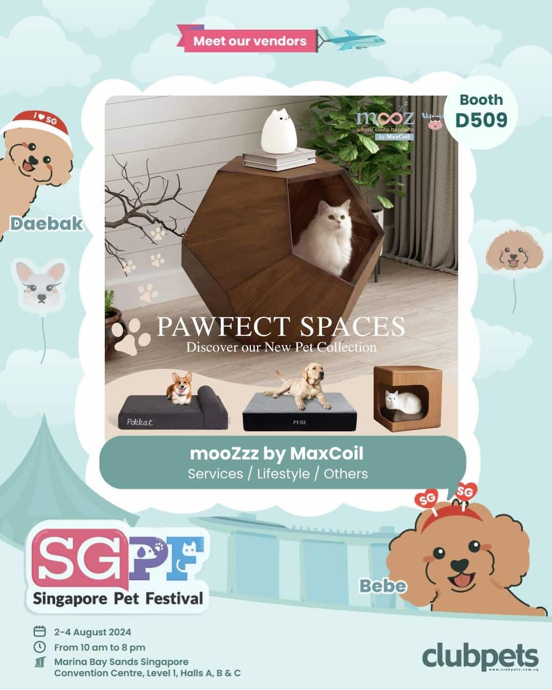 mooZzz at the Singapore Pet Festival: A Pawsome Event You Won’t Want to Miss! - Mattress International