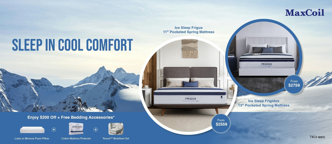 Stay Cool with MaxCoil Ice Sleep Mattresses