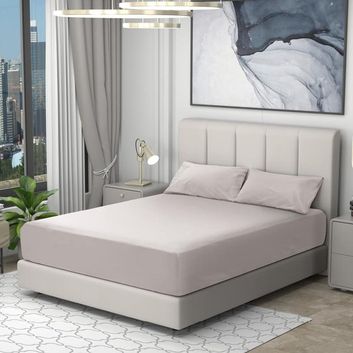 Blooms Cotton Sateen Fitted Bedsheet Set