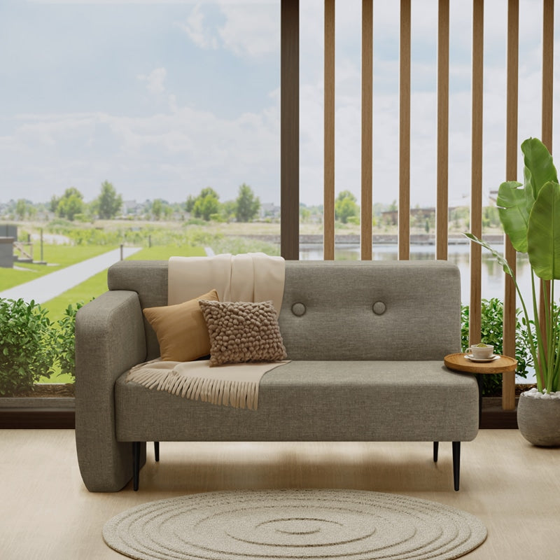 Zavier 2 Seater Sofa with Side Table