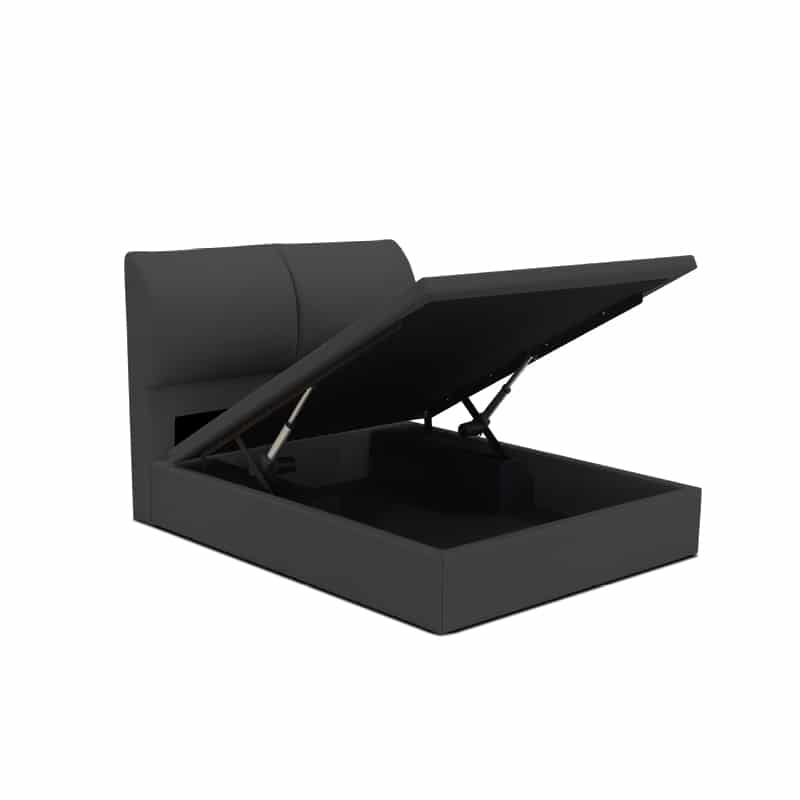 Padderton Headboard + Beven Motorised Storage Bed