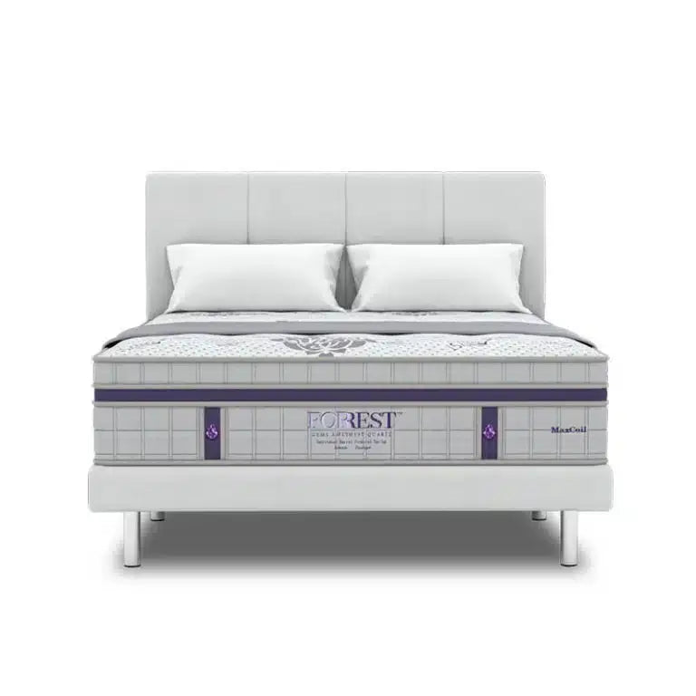 Amethyst Quartz 13.5'' Pocketed Spring Mattress