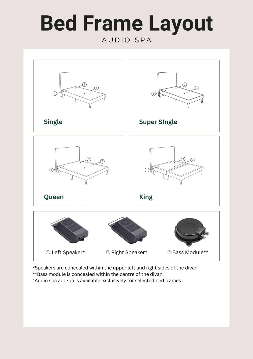 Fullerton Headboard + Day Angel Divan Bed Frame
