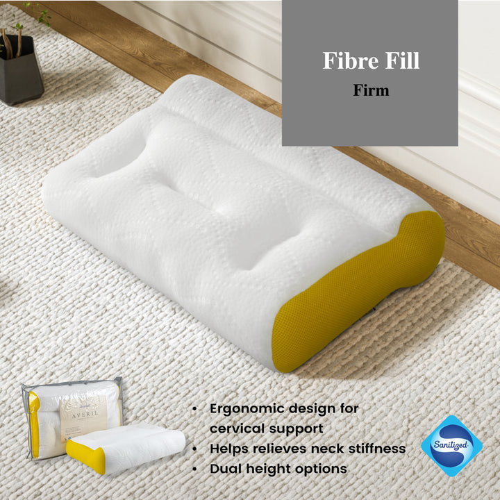 Averil Fibre Fill Cervical Pillow