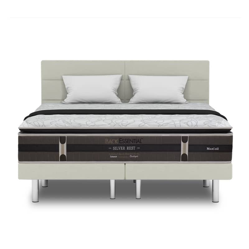 Back Essential Silver Rest 12" Pocketed Spring Mattress