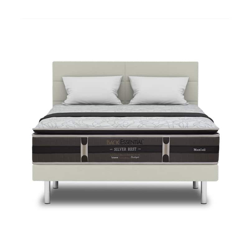 Back Essential Silver Rest 12" Pocketed Spring Mattress