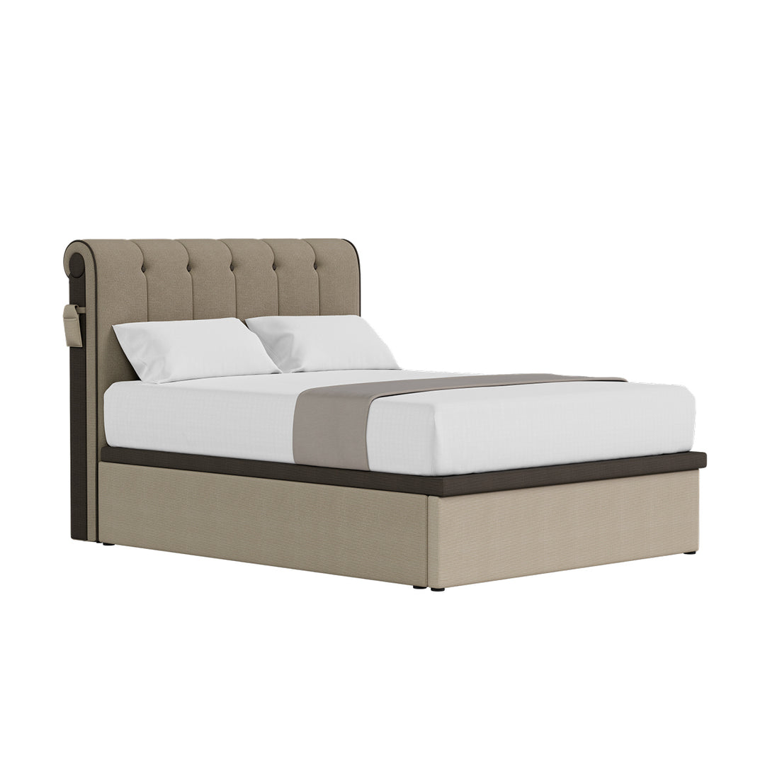 Beethoven Headboard + Chopin Motorise Storage Bed