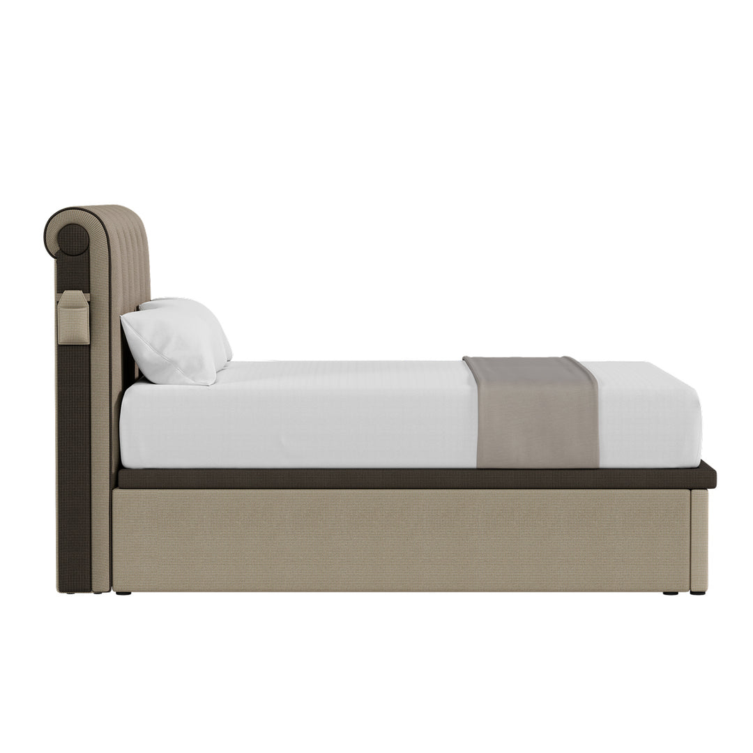 Beethoven Headboard + Chopin Motorise Storage Bed