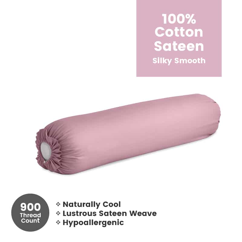 Blooms Cotton Sateen Bolster Case