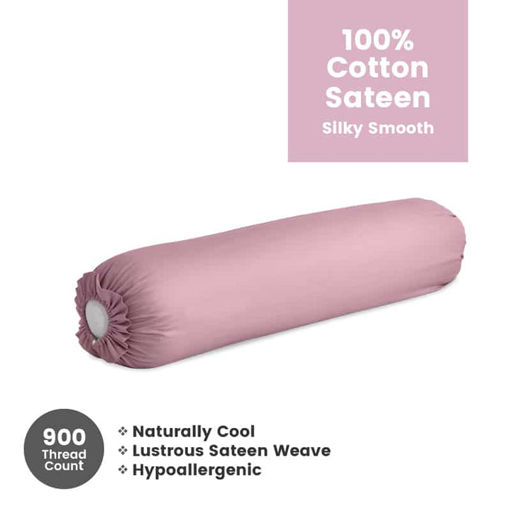 Blooms Cotton Sateen Bolster Case