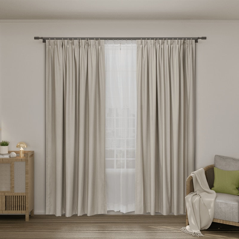 Charlene Blackout Curtain (99% Blackout / Matte Finish / Customisable Size)