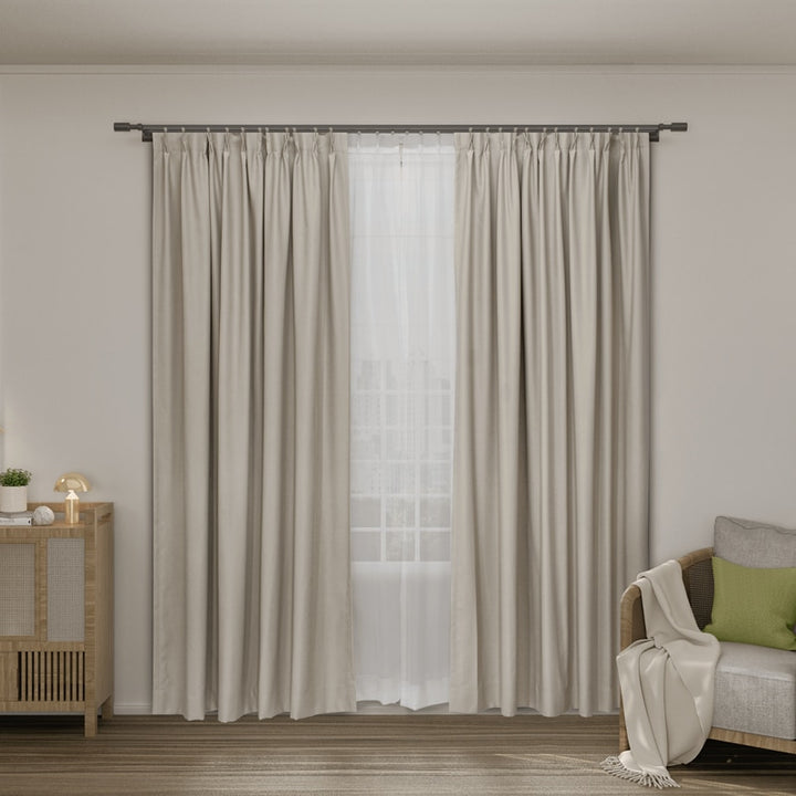 Charlene Blackout Curtain (99% Blackout / Matte Finish / Customisable Size)
