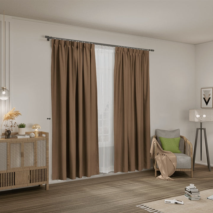 Charlene Blackout Curtain (99% Blackout / Matte Finish / Customisable Size)
