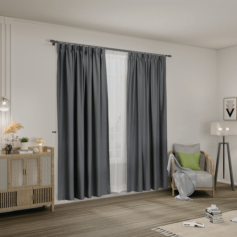 Charlene Blackout Curtain (99% Blackout / Matte Finish / Customisable Size)
