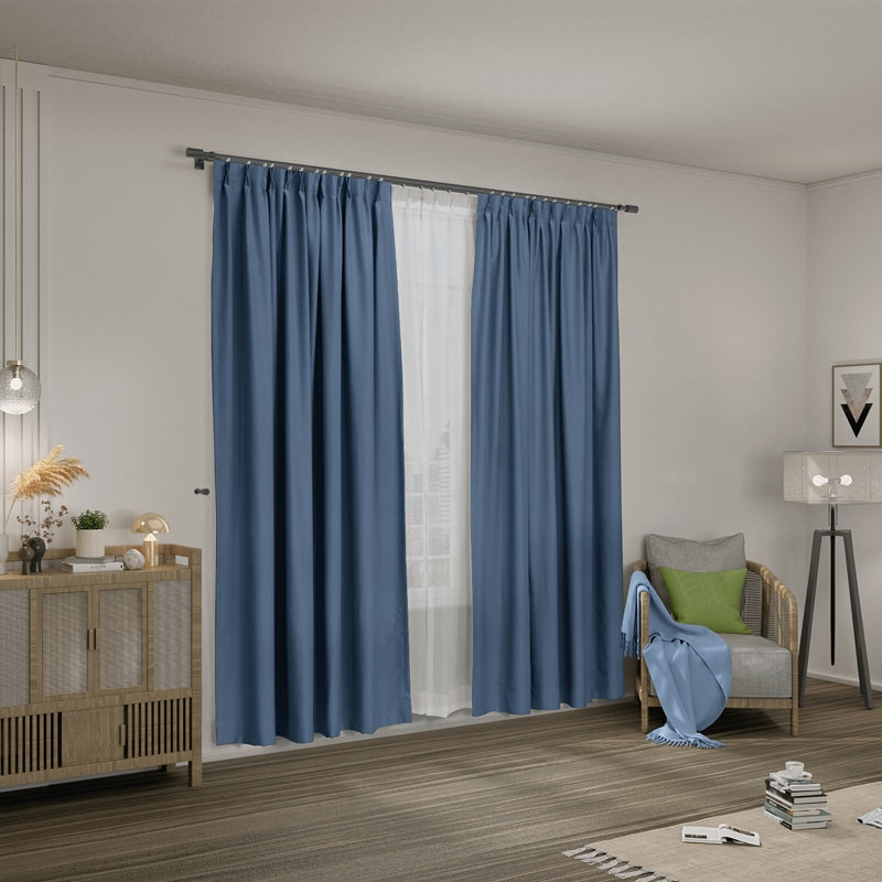 Charlene Blackout Curtain (99% Blackout / Matte Finish / Customisable Size)