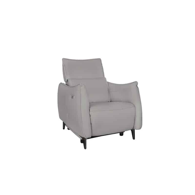 Clarion 1 Seater Recliner Sofa (Half Leather)