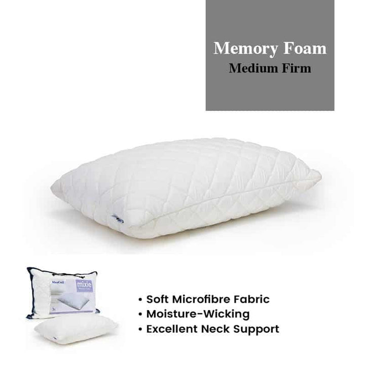 Mixie Memory Foam Flakes Pillow
