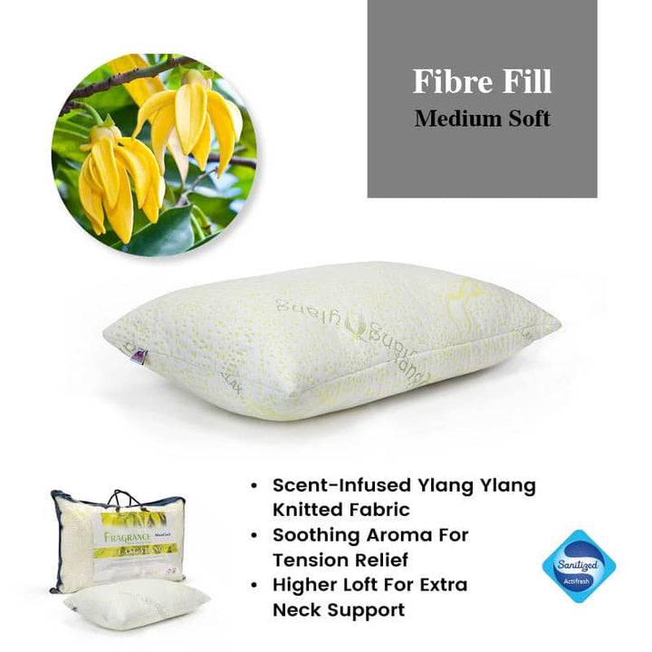 Ylang Ylang Fragrance Fibre Fill Pillow