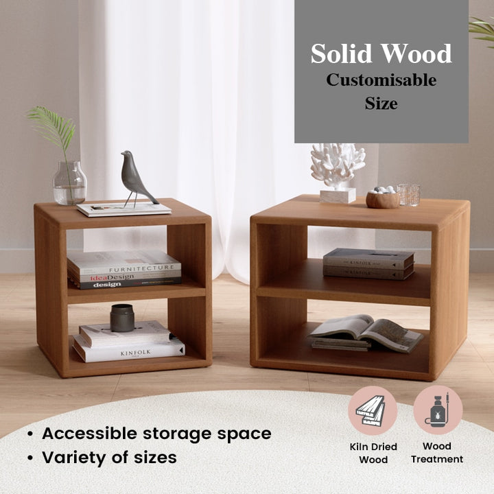 Cratis Wood Side Table (2 Sizes)