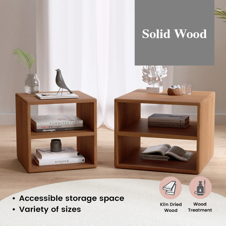 Cratis Wood Side Table (2 Sizes)