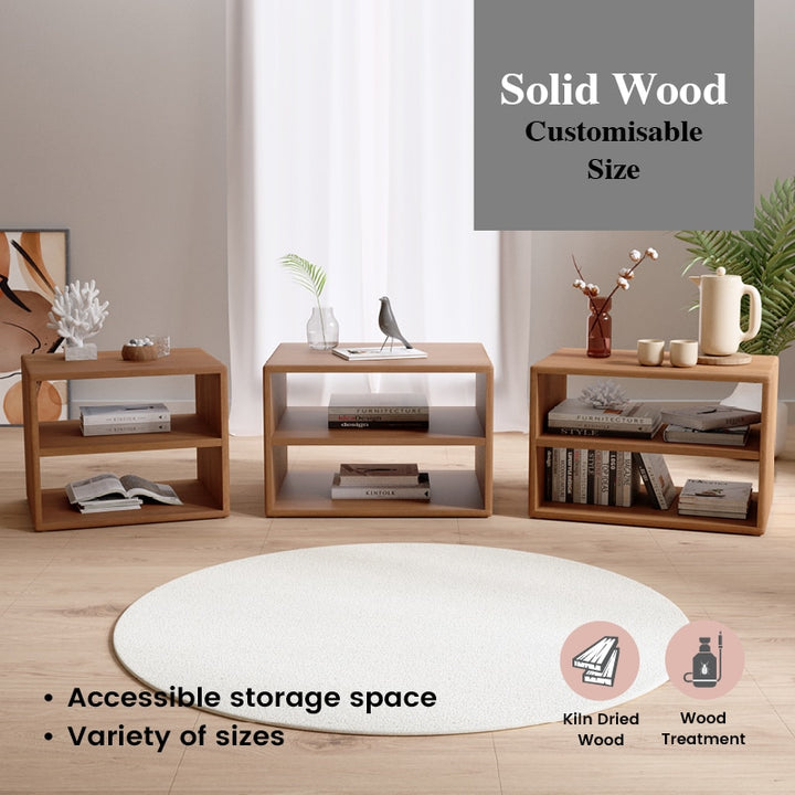 Cratison Wood Side Table (3 Sizes)