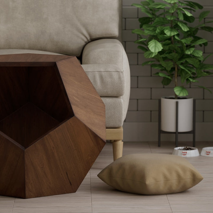 Cavery Wood Side Table / Pet House (2 Sizes)