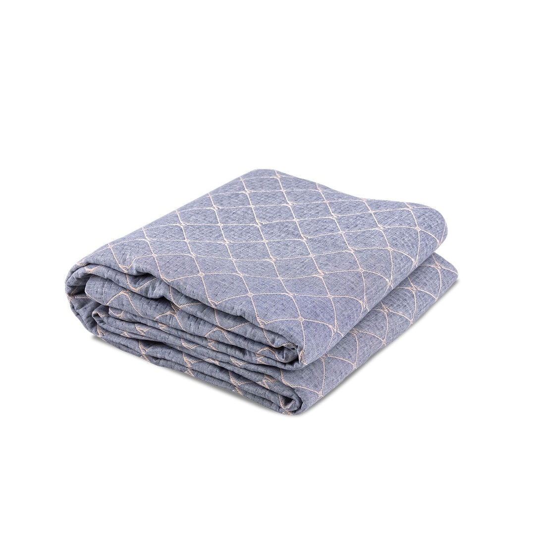 Blayz Reversible Cotton Jacquard Blanket