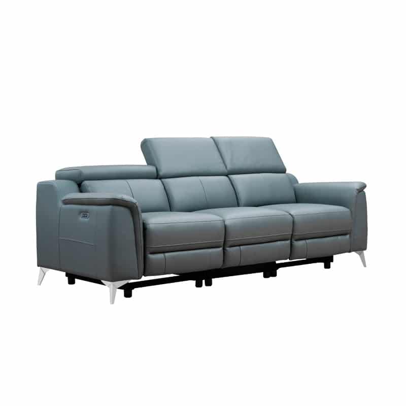 Erica 3 Seater Recliner Sofa (Half Leather)