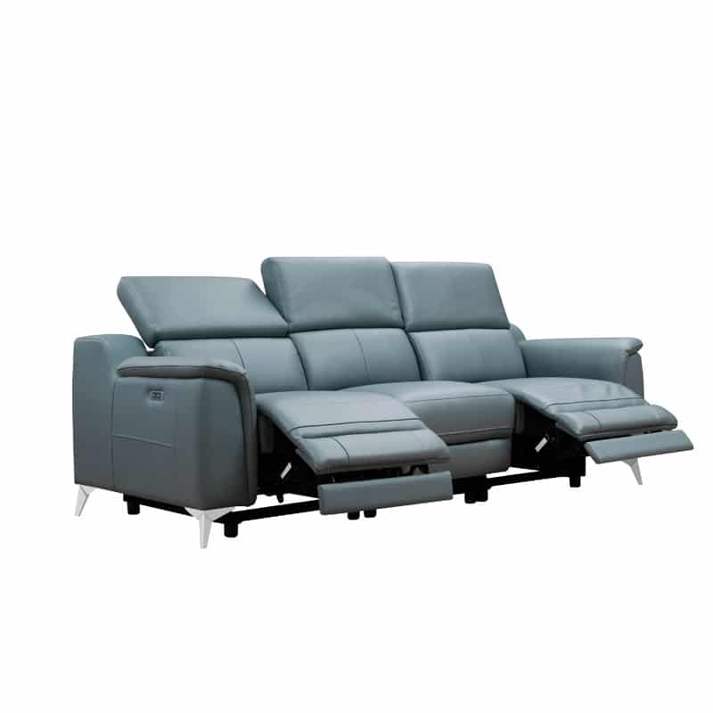 Erica 3 Seater Recliner Sofa (Half Leather)