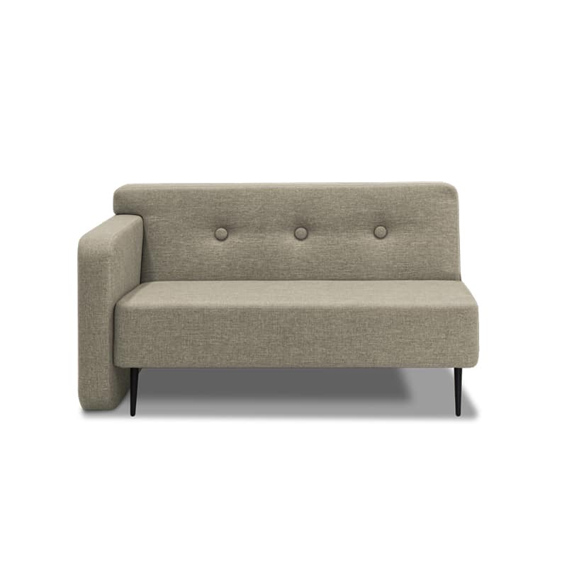 Zavier 2 Seater Sofa with Side Table
