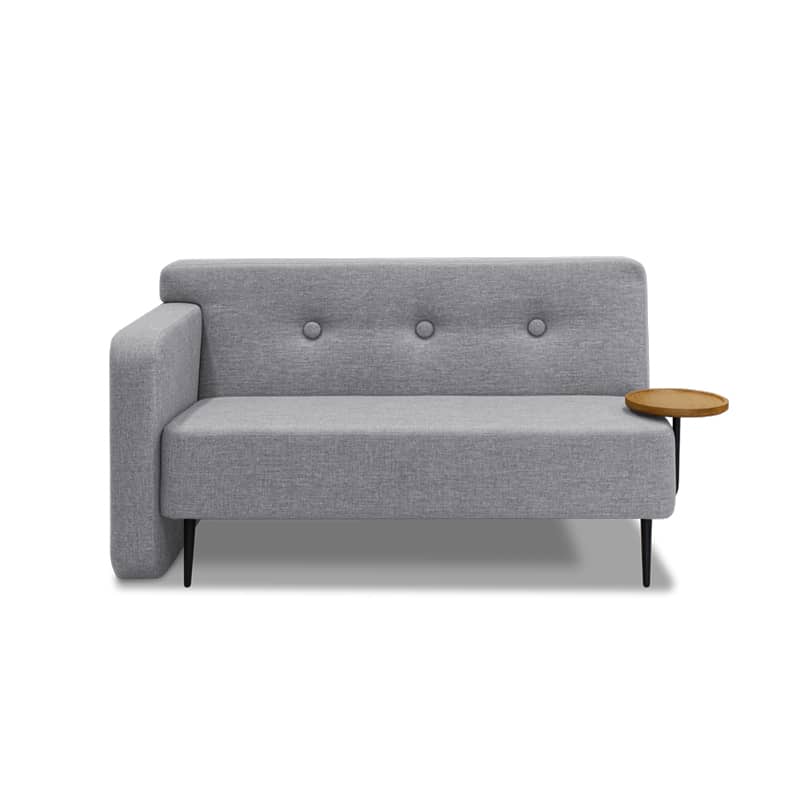 Zavier 2 Seater Sofa with Side Table
