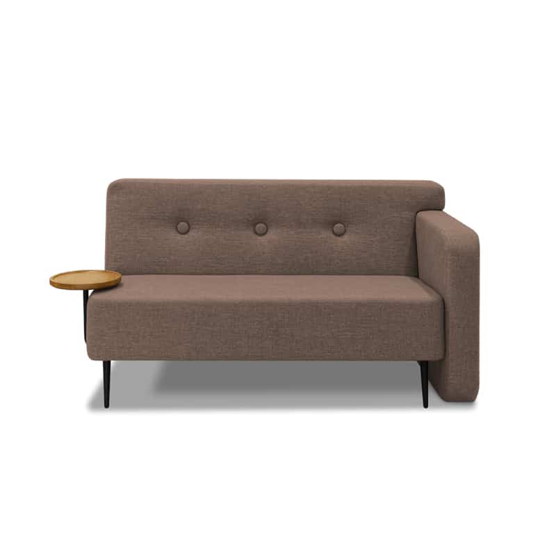 Zavier 2 Seater Sofa with Side Table