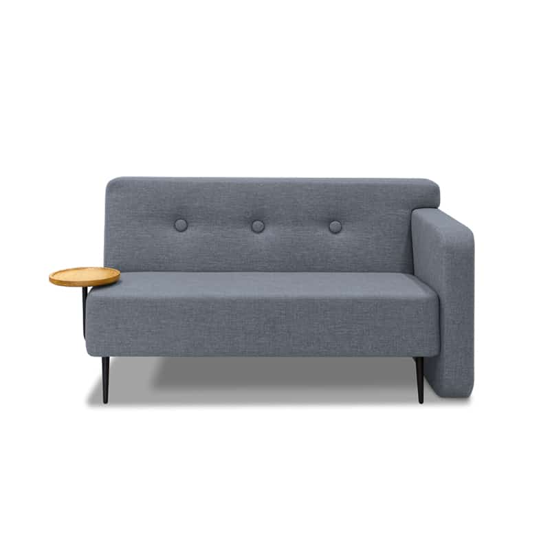Zavier 2 Seater Sofa with Side Table