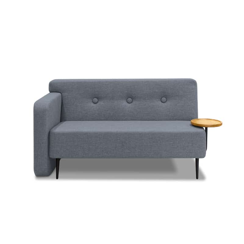 Zavier 2 Seater Sofa with Side Table