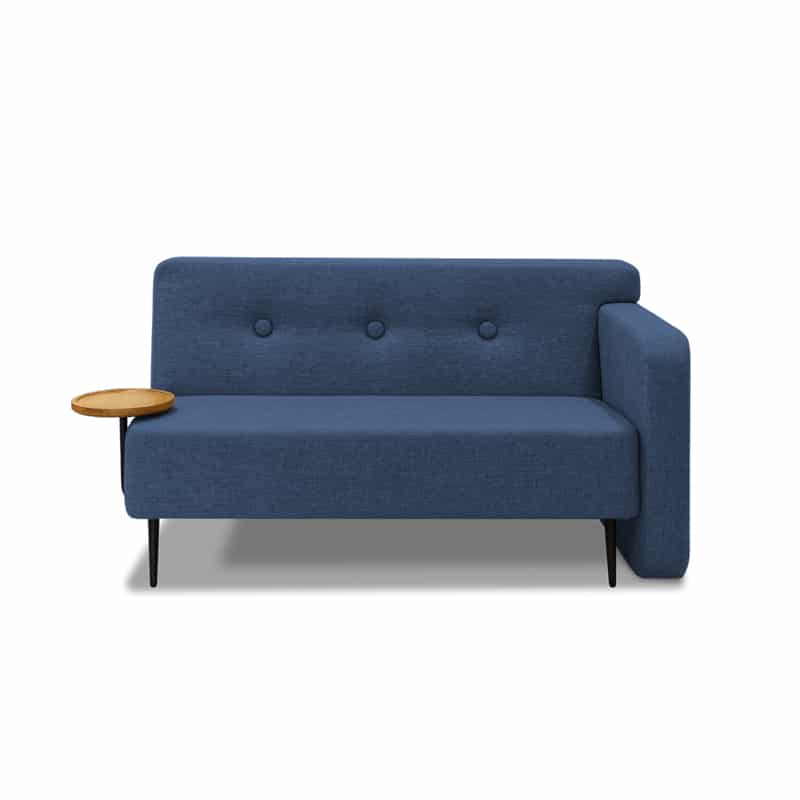 Zavier 2 Seater Sofa with Side Table