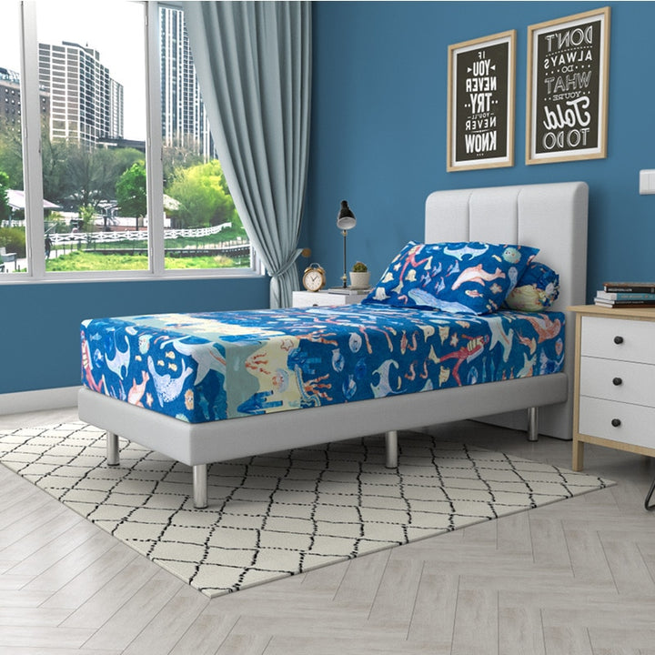 Fantasy World Cotton Fitted Bedsheet Set
