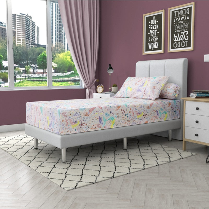 Fantasy World Cotton Fitted Bedsheet Set