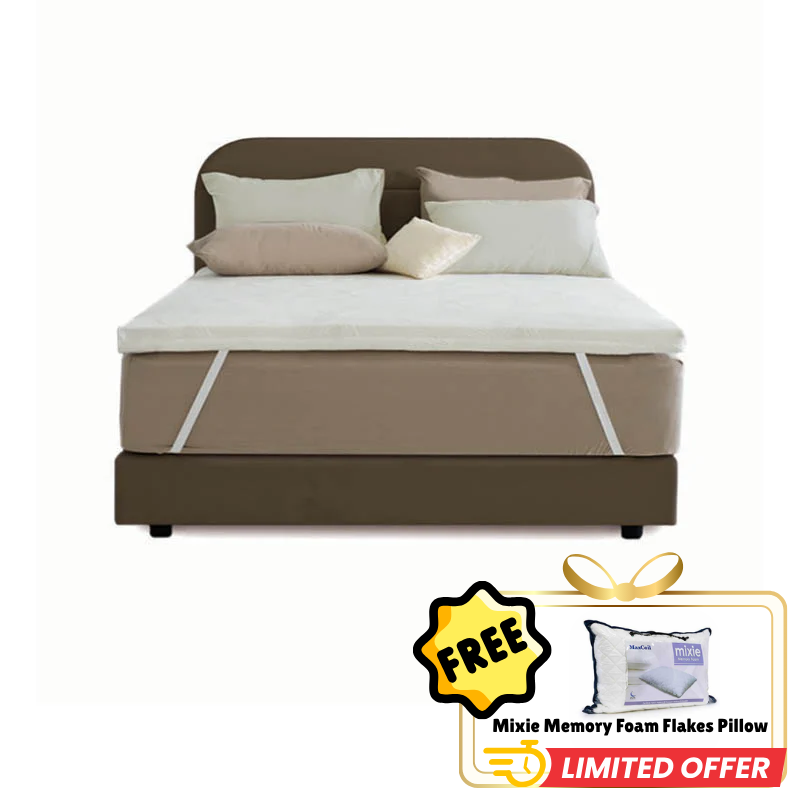 Metto Dual Feel Memory Foam Mattress Topper
