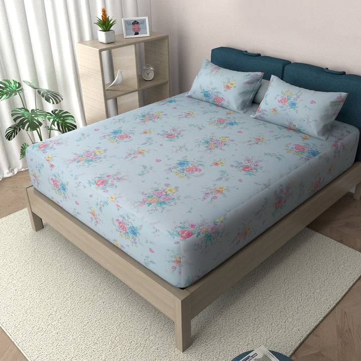 Garden Cotton Fitted Bedsheet Set