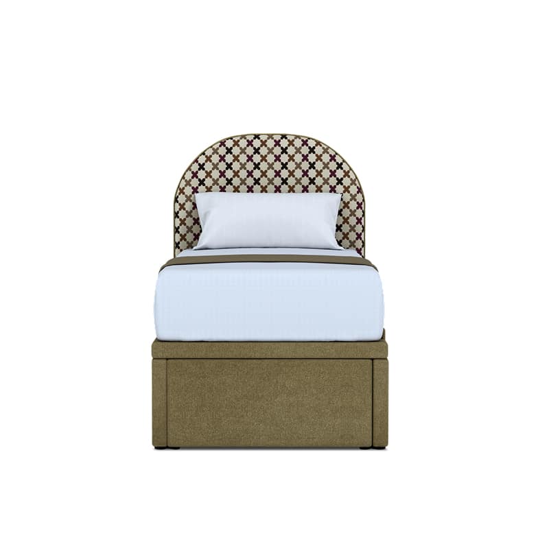 Adey Headboard + Van Syera Storage Bed
