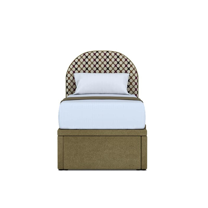Adey Headboard + Van Syera Storage Bed