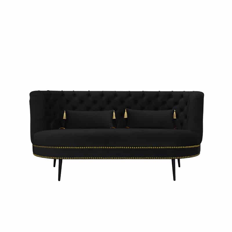 Tessah Velvet 2.5 Seater Chesterfield Sofa