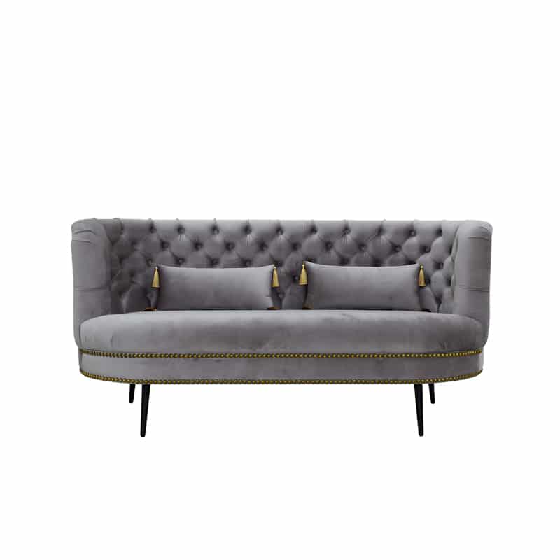 Tessah Velvet 2.5 Seater Chesterfield Sofa