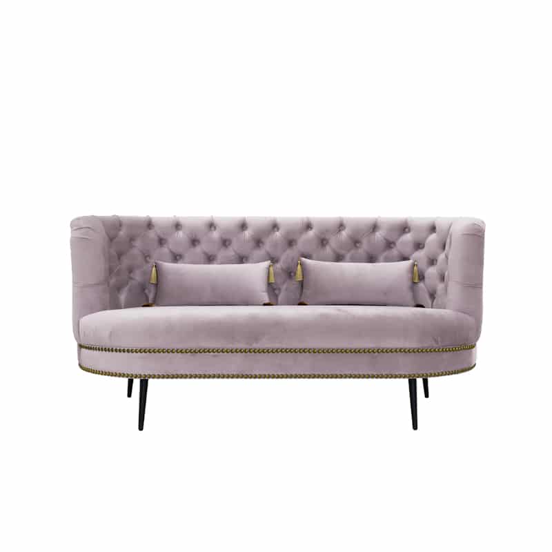 Tessah Velvet 2.5 Seater Chesterfield Sofa