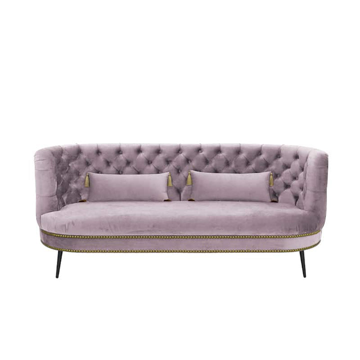 Tessah Velvet 3 Seater Chesterfield Sofa