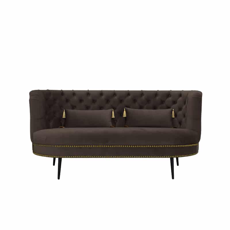 Tessah Velvet 2.5 Seater Chesterfield Sofa