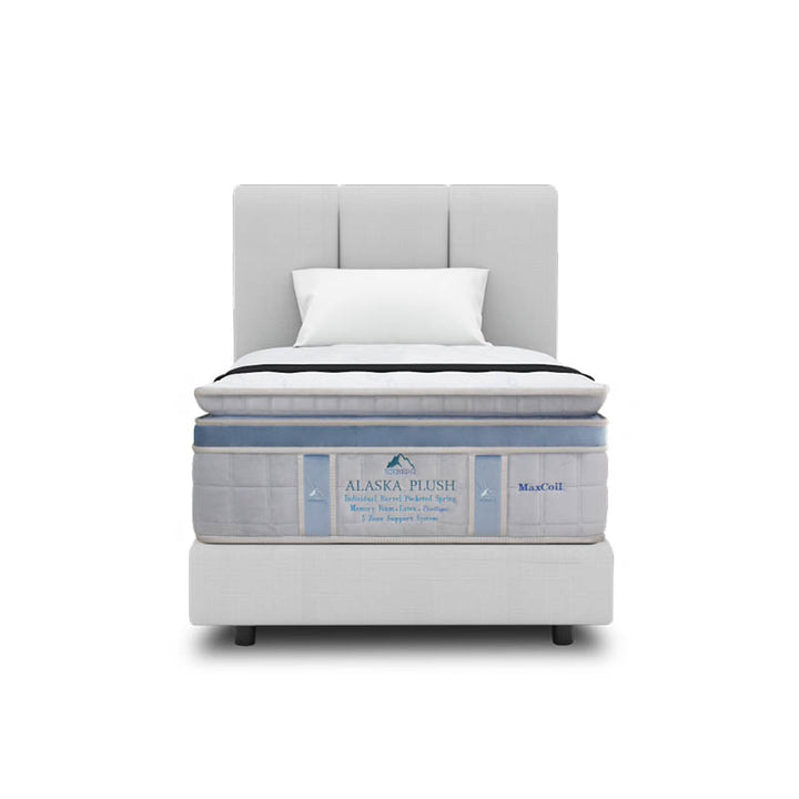 ICEBERG Alaska Plush 15.5" Pocketed Spring Mattress